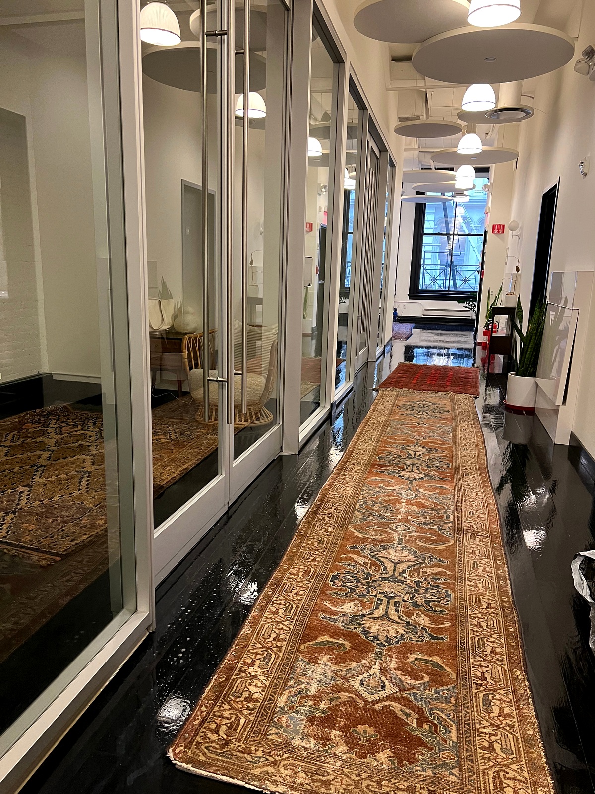 Commercial corridor cleaned by Infra-Wave